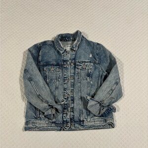 Old Navy Light Blue Distressed Denim Jacket